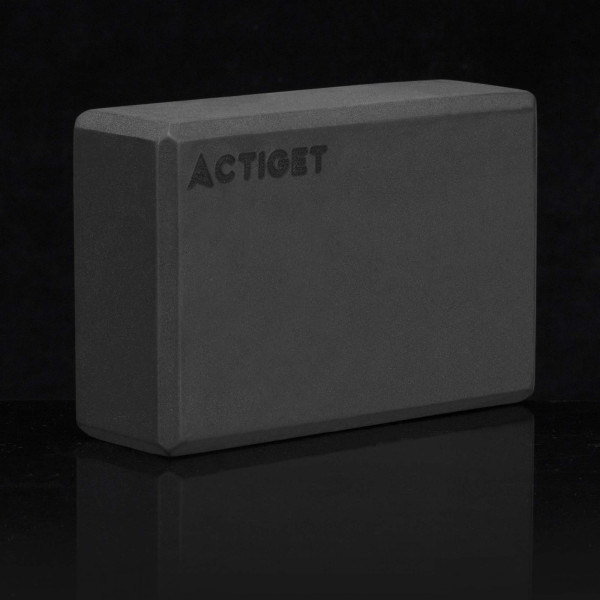 Блок для йоги Actiget EVA 23 x 15 x 7.5 см ACT0058 Black, код: ACT0058