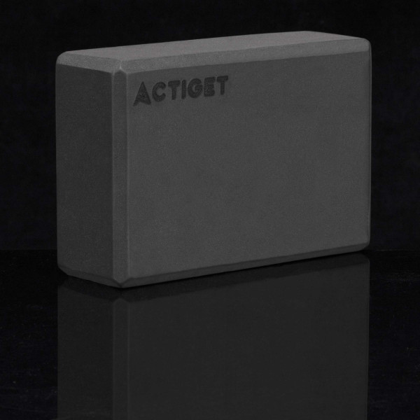 Блок для йоги Actiget EVA 23 x 15 x 7.5 см ACT0058 Black, код: ACT0058