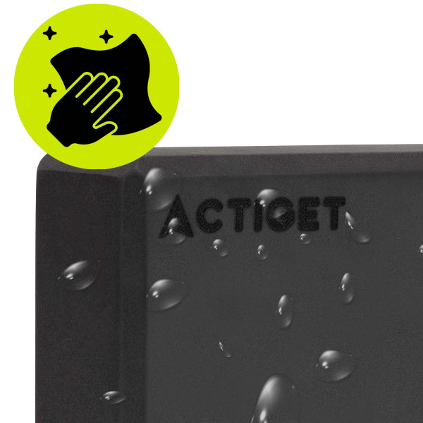 Блок для йоги Actiget EVA 23 x 15 x 7.5 см ACT0058 Black, код: ACT0058