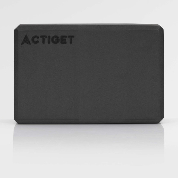 Блок для йоги Actiget EVA 23 x 15 x 7.5 см ACT0058 Black, код: ACT0058