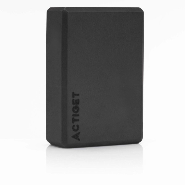 Блок для йоги Actiget EVA 23 x 15 x 7.5 см ACT0058 Black, код: ACT0058