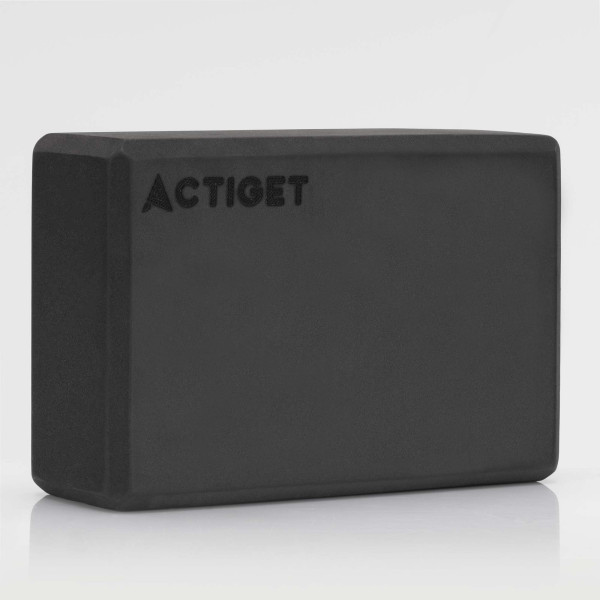 Блок для йоги Actiget EVA 23 x 15 x 7.5 см ACT0058 Black, код: ACT0058