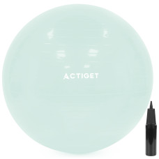 М'яч для фітнесу (фітбол) Actiget 65 см з насосом Mint, код: ACT0144