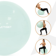 М'яч для фітнесу (фітбол) Actiget 65 см з насосом Mint, код: ACT0144