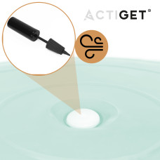 М'яч для фітнесу (фітбол) Actiget 65 см з насосом Mint, код: ACT0144