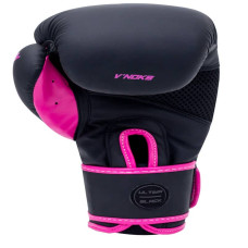 Боксерські рукавички V`Noks Ultima Black Fuxia 12 унцій, код: 60181_12-RX