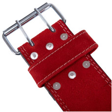 Пояс атлетичний шкіряний Zelart ширина 10см L, червоний, код: SB-165159_L-S52