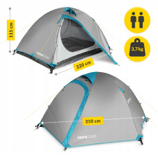 Намет туристичний Mountain Goat Prime Duo 2-місний Grey, код: P-5905973406550