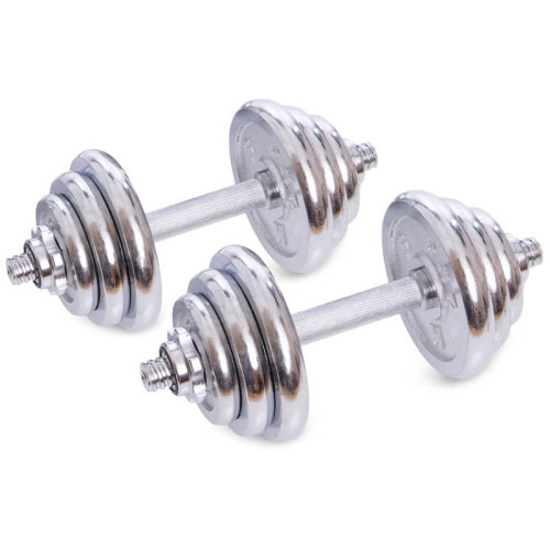 Гантелі розбірні BioGym хром 2х10 кг, код: TA-80002-20-S52