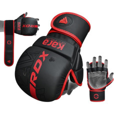 Рукавиці для ММА (Греплінгові рукавички) RDX F6 Kara Matte Red Plus L/XL, код: GSR-F6MR-L/XL+
