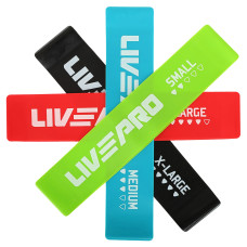Набір резинок для вправ стрічки опору Loop Bands LiveUp 4шт, код: LP8412