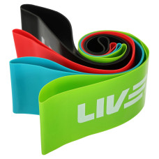 Набір резинок для вправ стрічки опору Loop Bands LiveUp 4шт, код: LP8412