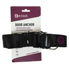 Дверний фіксатор Якір для еспандерів Ezous Fasten Type Door Anchor 4400 мм, чорний-фіолетовий, код: G-05