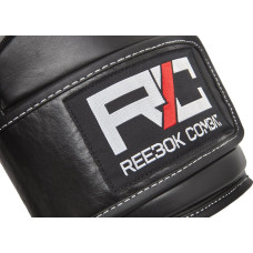 Боксерські рукавиці Reebok Combat Leather Boxing Gloves 10 унцій, чорний-білий, код: 885652010283
