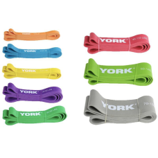Резинка для фітнесу York 35-75кг - 2080x85x4,5 мм, сірий, код: 0014961805079