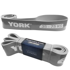 Резинка для фітнесу York 35-75кг - 2080x85x4,5 мм, сірий, код: 0014961805079
