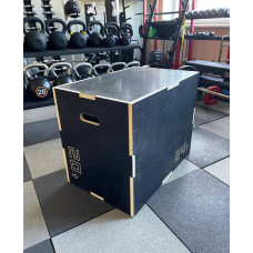 Пліометричний бокс (тумба для кросфіту) Generation Fitness FF32G4A 50/61/76см (чорний), код: 523484-AX