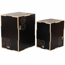 Пліометричний бокс (тумба для кросфіту) Generation Fitness FF32G4A 50/61/76см (чорний), код: 523484-AX