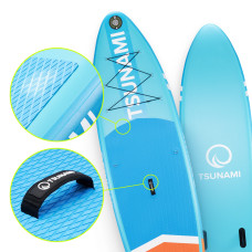 Надувна SUP дошка Tsunami 320 см з веслом Lagoon T02, блакитний, код: P-5907739314215