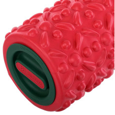 Ролер масажний циліндр (ролик мфр) Bloom Foam Roller 450х120 мм, червоний, код: LB7022_R