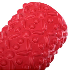Ролер масажний циліндр (ролик мфр) Bloom Foam Roller 450х120 мм, червоний, код: LB7022_R