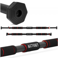 Турнік розсувний Actiget 82-130 см Black/Red, код: ACT0166