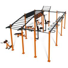 Спортивний комплекс InterAtletika Workout PRO Large-2 8549х5612х3045 мм, код: KF902.12-SM