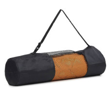 Килимок для йоги та фітнесу Cornix Orange/Black 183x61x0.6 см, код: XR-0001