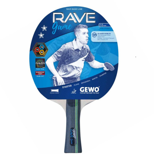 Ракетка для настільного тенісу Gewo Rave Game FL (860200001), код: 931042-SVA