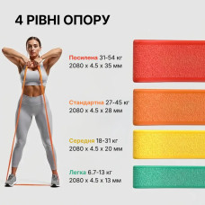 Фітнес-резинка WCG PowerStrip Level 1 (7 - 13 кг), код: W-4090B