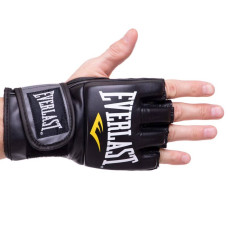Рукавички для змішаних єдиноборств MMA Everlast Pro Style S-M чорний, код: EV7778_SMBK