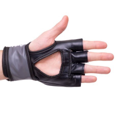 Рукавички для змішаних єдиноборств MMA Everlast Pro Style S-M чорний, код: EV7778_SMBK