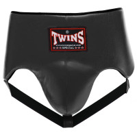 Захист паху чоловічий з високим поясом Twins S, чорний, код: TW-0139_SBK