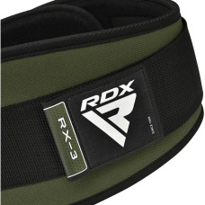 Пояс для важкої атлетики RDX RX3 EVA Curve неопреновий Army Green M, код: WBE-RX3AG-M
