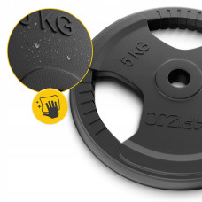 Диск металевий 4Fizjo 26 мм, 2x5 кг, чорний, код: P-5905973401340