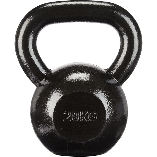 Гиря чавунна Toorx 20 кг з гумовою підставкою Black, код: 931122-SVA