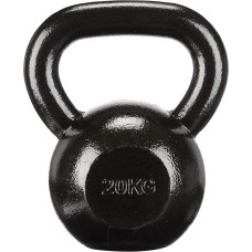 Гиря чавунна Toorx 20 кг з гумовою підставкою Black, код: 931122-SVA