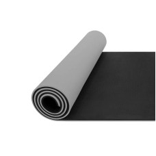 Килимок (мат) спортивний 4FIZJO TPE 180 x 60 x 1 см для йоги та фітнесу Grey/Black, код: P-5907739311931