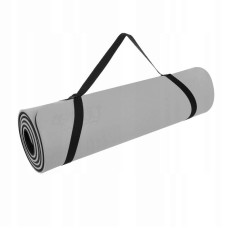 Килимок (мат) спортивний 4FIZJO TPE 180 x 60 x 1 см для йоги та фітнесу Grey/Black, код: P-5907739311931