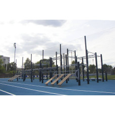 Гімнастичний комплекс InterAtletika 10817х10600х4000 мм, код: УТ131-SM