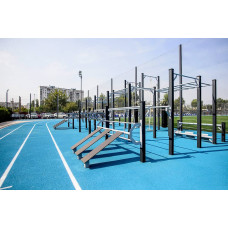 Гімнастичний комплекс InterAtletika 10817х10600х4000 мм, код: УТ131-SM