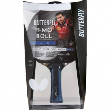 Ракетка для настільного тенісу Butterfly Timo Boll Black, код: 671-TTN