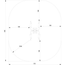 Упор для преса InterAtletika 1340х722х1540 мм, код: SM125-SM