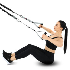Ручки для еспандера та тренажера Ezous Multipurpose Handles 2шт, сірий, код: F-04