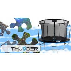 Батут із внутрішньою сіткою Thunder Inside Elite 14FT 435 см Black/Blue, код: INSIDE-ELITE-14FT-BLUE