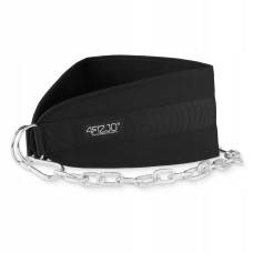 Пояс атлетичний для обтяження 4Fizjo Dip Belt 100 см, чорний, код: P-5905973402262