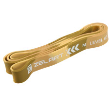 Гума петля для підтягування та тренувань стрічка силова Zelart Power Bands M (19-39 кг), хакі-камуфляж, код: FI-7695-3