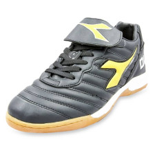 Взуття для футзалу чоловіча Diadora розмір 45 (30см), чорний-жовтий, код: OB-9609-BKY_45