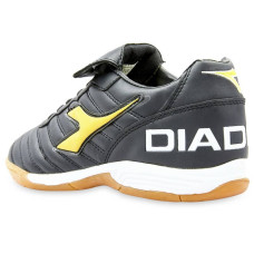 Взуття для футзалу чоловіча Diadora розмір 45 (30см), чорний-жовтий, код: OB-9609-BKY_45