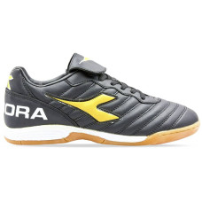 Взуття для футзалу чоловіча Diadora розмір 45 (30см), чорний-жовтий, код: OB-9609-BKY_45